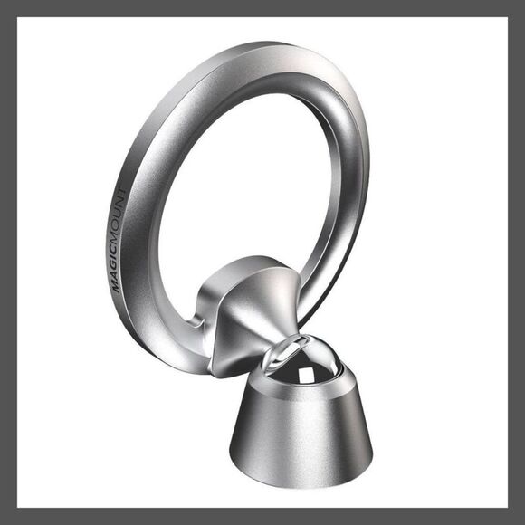 Scosche -  MagicMount Elite2 Dash Car Mount - Silver Silver - Picture 2 of 7